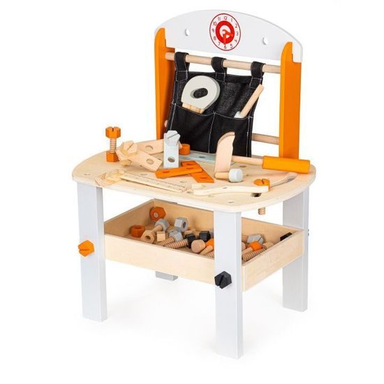 Ecotoys dřevěný pracovní stůl pro děti Workbench