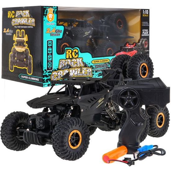 Auto na dálkové ovládání šestikolové Monster Truck oranžové 1:18
