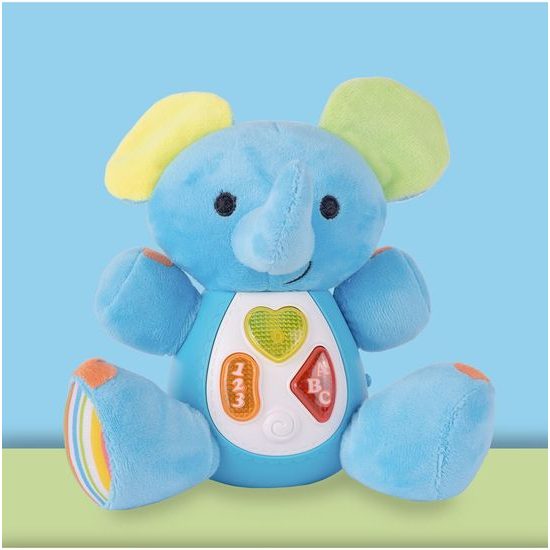 Interaktivní plyšový slon na baterie Little Animal