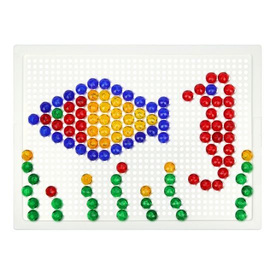 Mozaika klobouček - krystal 140ks