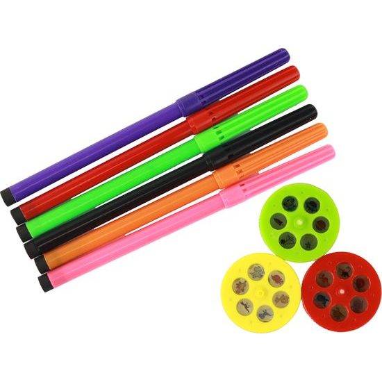 Dinosauří projektor k malování + fixy