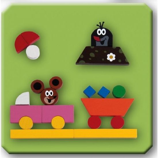 Magnetické dílky mini Krtek 27ks