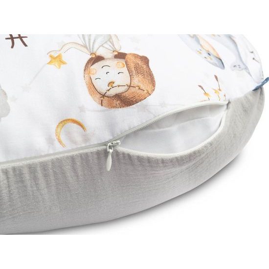 Kojící polštář Zvěrokruh, šedá