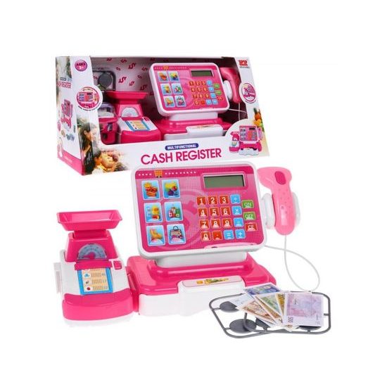 Majlo Toys dětská elektronická pokladna s váhou