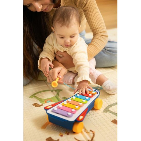 Edukační hračka - duhové činely