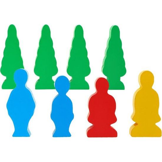 Dřevěné kostky MĚSTSKÝ hasičský sbor