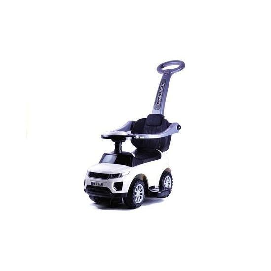 SMONTOVÁNO Odrážedlo Range Rover s vodící tyčí 3v1 bílé