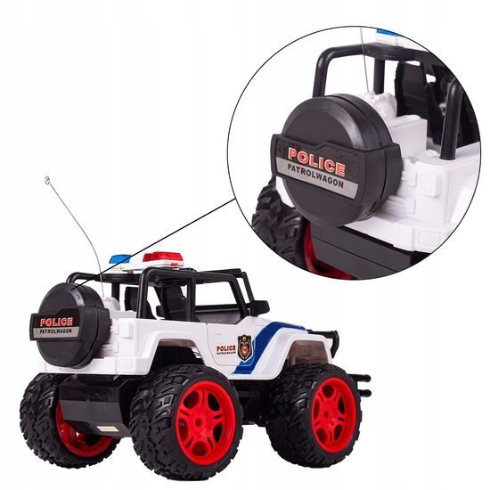 Policejní auto na dálkové ovládání Super Police Car 1:14