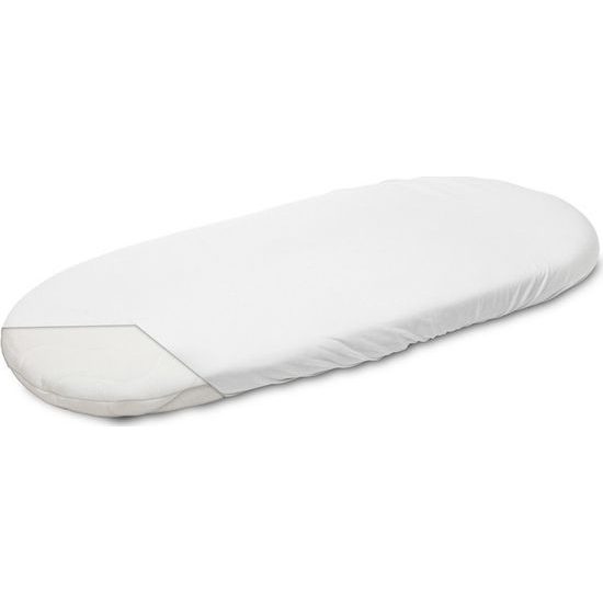 Prostěradlo do kočárku Jersey bílé