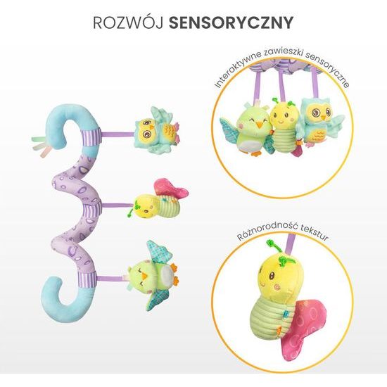 Hračka na postýlku spirála Sensillo Sova