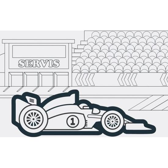 Omalovánky - Moje první auta