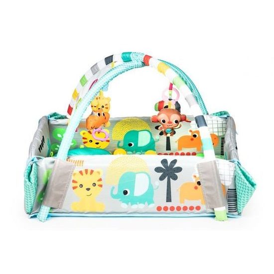 Ecotoys hrací deka 5v1 se 30 míčky Your Way Ball Play zelená