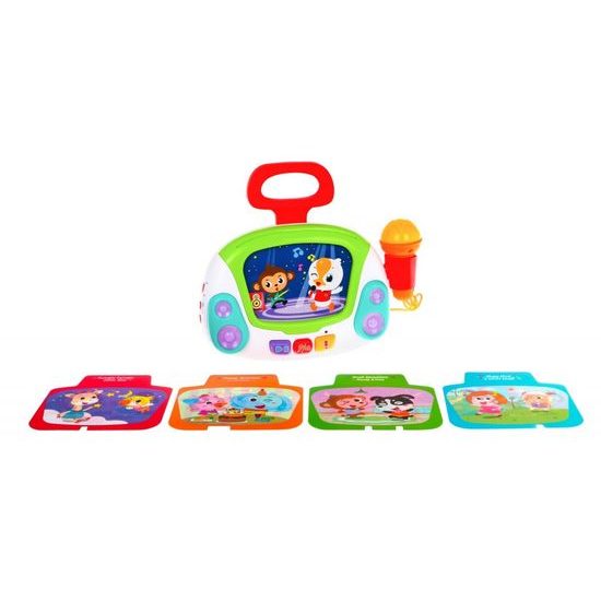 Huile Toys multifunkční karaoke pro nejmenší se světly a zvuky Jukebox