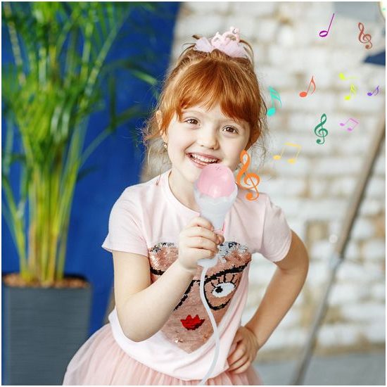 Dětské elektronické klávesy s mikrofonem a židličkou Magic Keyboard