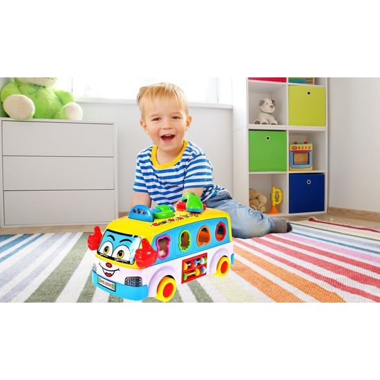 Multifunkční autobus se světlem a zvukem Fun Bus