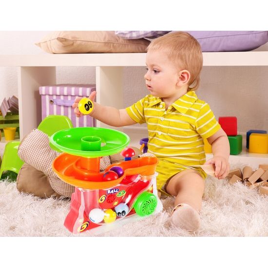 Kuličková fontána pro děti s melodií Happy Ball