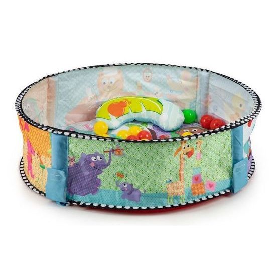Ecotoys hrací deka 3v1 se 30 míčky Funny Ocean