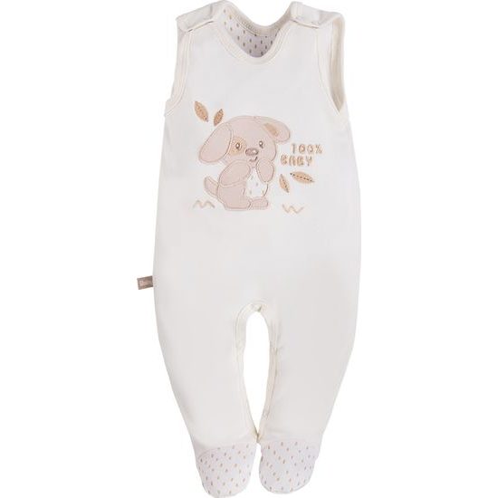 EEVI Dupačky Newborn ecru 56 (0-3m)