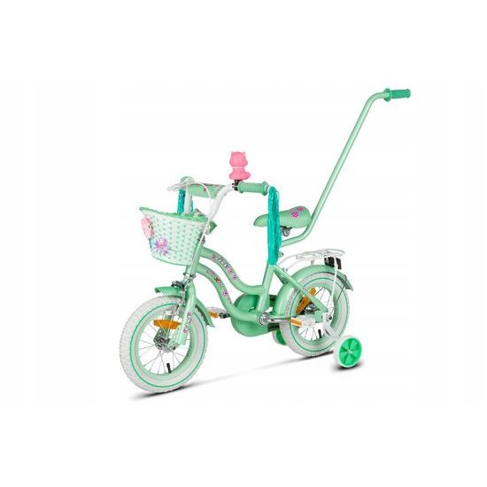 Mexller dětské kolo SISI 12" s vodící tyčí mintové 2022