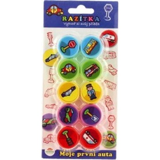 Razítka Moje první auta 10ks
