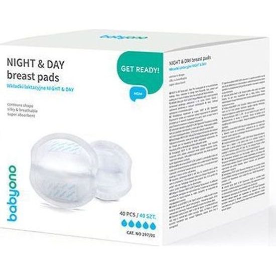 Noční a denní prsní vložky 40 ks