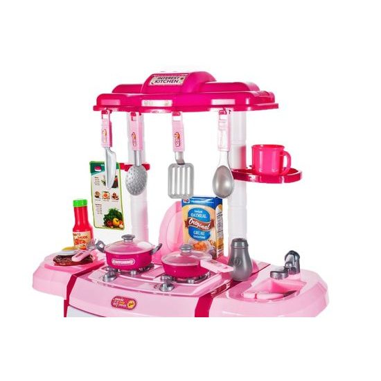 Detská kuchynka so zvukmi a svetlom Interest Kitchen - ružová
