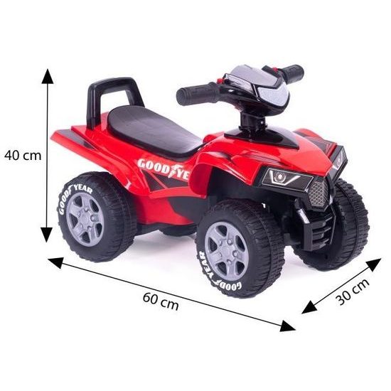 Dětské odrážedlo čtyřkolka Goodyear - červená