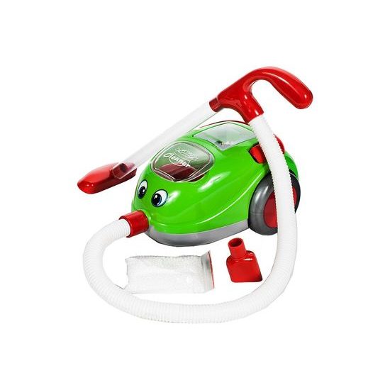 Dětský vysavač na baterie se světlem Little Cleaner zelený