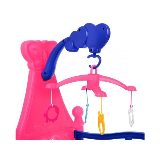 Doris postýlka pro panenku Mammy Baby s kolotočem