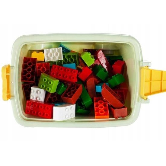 Konstrukční kostky ve vozíčku Animal Blocks 90 kusů