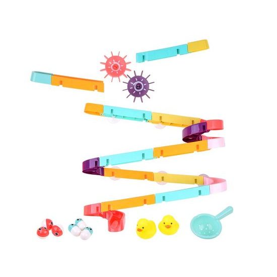 Dětská kuličková dráha do vany Kačenky 44 dílků