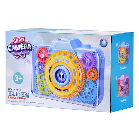 Bublifuk na baterie fotoaparát Bubble Camera - růžový