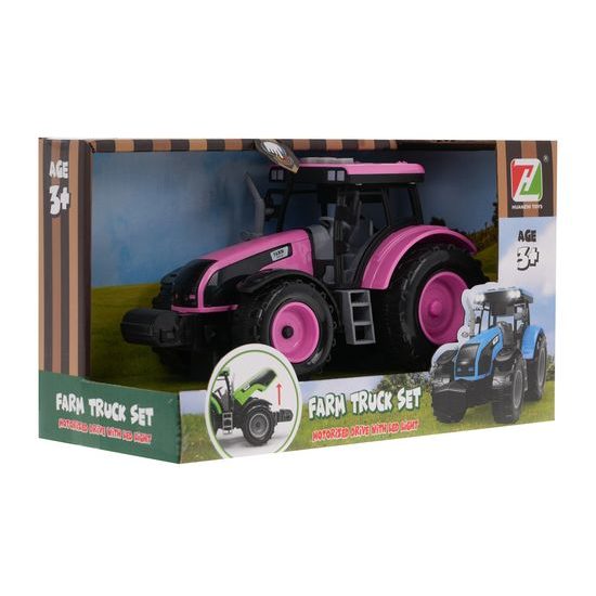 Dětský interaktivní traktor Pink Farmer