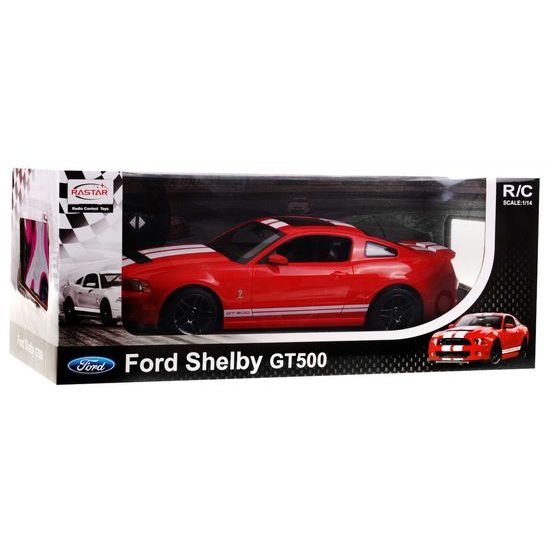 Rastar auto na dálkové ovládání Ford Shelby Mustang GT500 1:14 červené