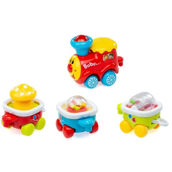 Interaktivní vláček pro nejmenší se světly a zvuky Party Train