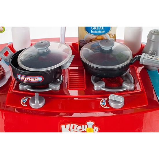 Dětská kuchyňka se zvuky a světlem Interest Kitchen modrá