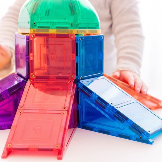 Learn & grow toys Magnetické dlaždice KUPOLE (18kusů)