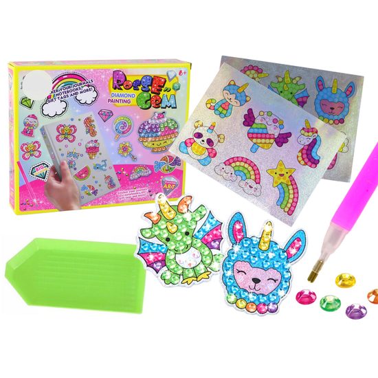 Diamantová mozaika pro děti Rose Gem