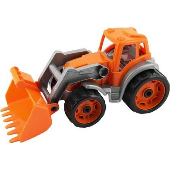 Traktor/nakladač/bagr se lžící - na volný chod - mix 2 barvy