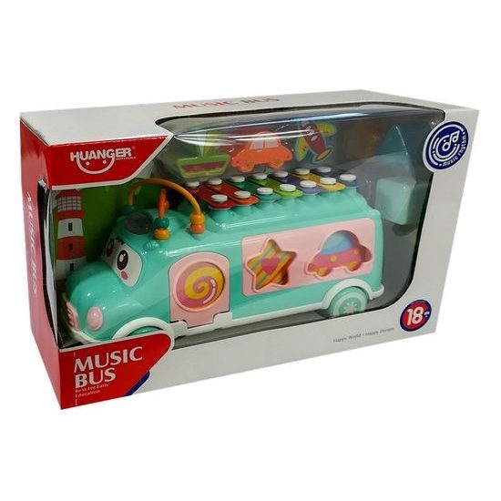 Haunger interaktivní hrající autíčko Music Bus