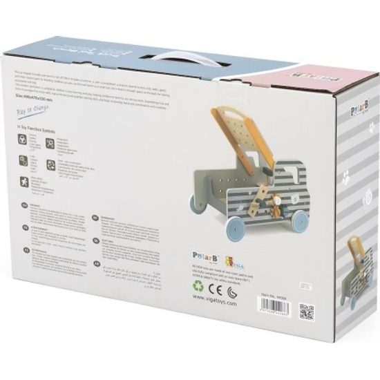 VIGA Výukové chodící auto s nářadím