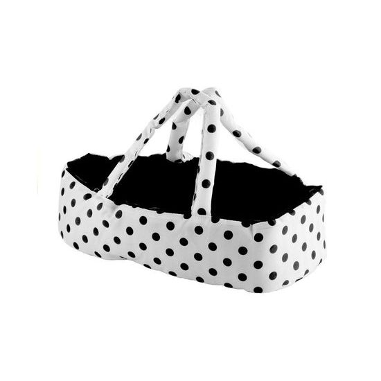 Alice kočárek pro panenky 9346 kombinovaný černo-bílý