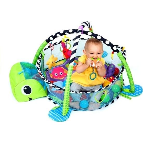 Vzdělávací podložka pro miminko 3v1 želva