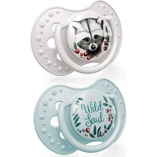 Lovi Dudlíky Lovi 3-6m, Wild soul - mátová, šedá