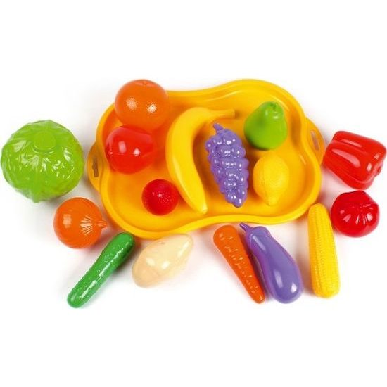 Ovoce a zelenina s podnosem