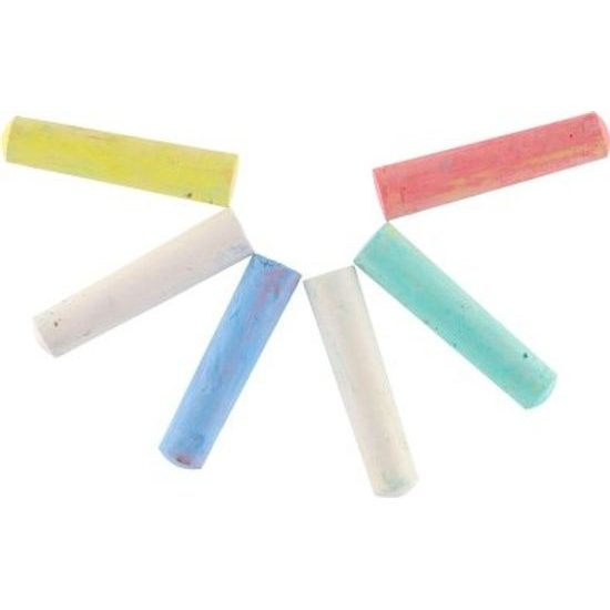 Křídy barevné chodníkové 6ks