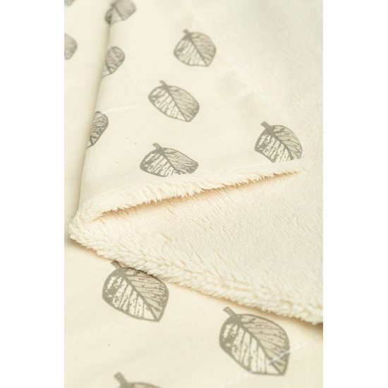 Dětská eko deka 80x100, vzor lístky