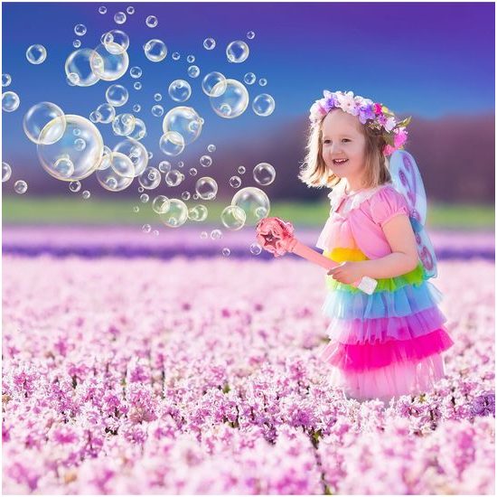 Dětský bublifuk na baterie Magická hůlka