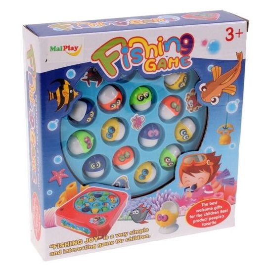 Dětská hra lovení rybiček na baterie Fishing Game