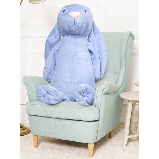 Plyšový králík Figo 120 cm modrý